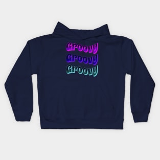 Groovy 80s Retro Kids Hoodie